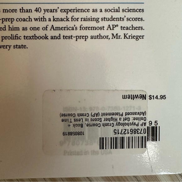 2 NEW AP Psychology exam study books - Picture 5 of 8